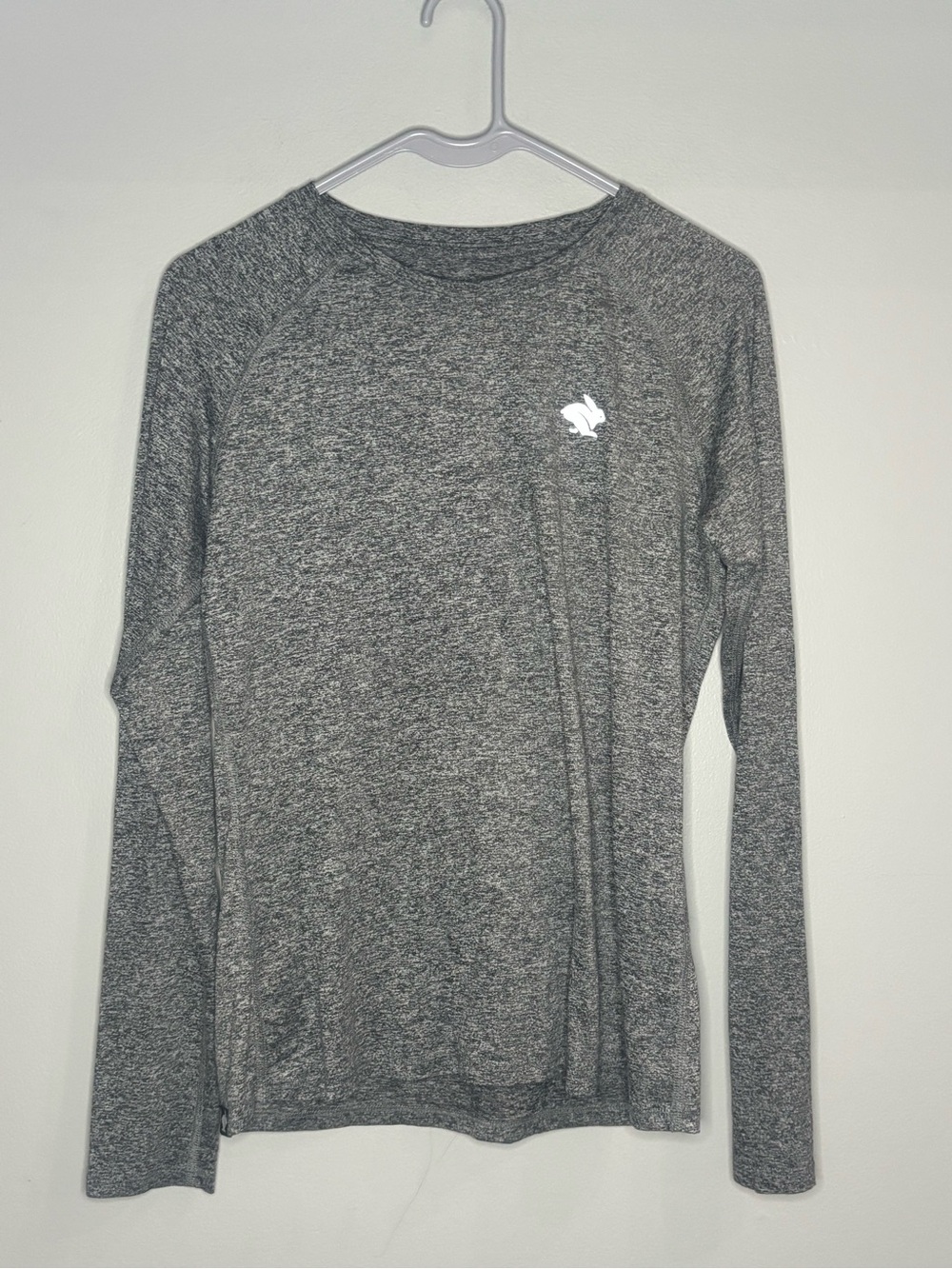Rabbit medium Gray Long-Sleeve Performance Shirt - Crew Neck